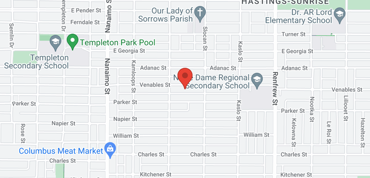 map of 2646 VENABLES STREET